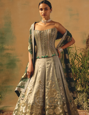 The Sage Bloom Lehenga