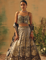 The Wild Fern Lehenga