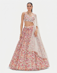 Sacred Gardenia Lehenga