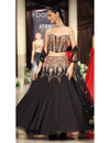 The Midnight Garden Corset & Lehenga Set