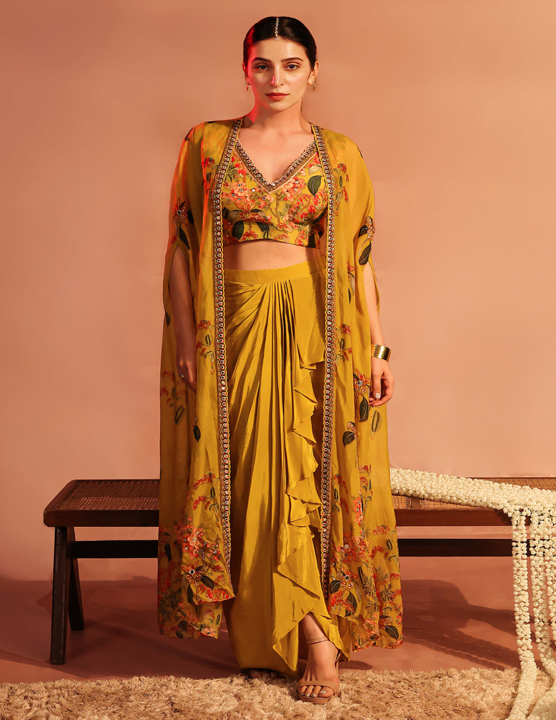 Taj  Belted Skirt Set