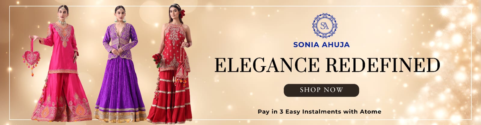 Sonia Ahuja lehengas and festive sets — Studio J Singapore