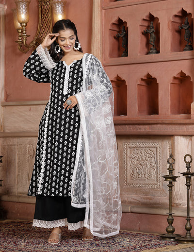 Floral Printed Palazzo Set