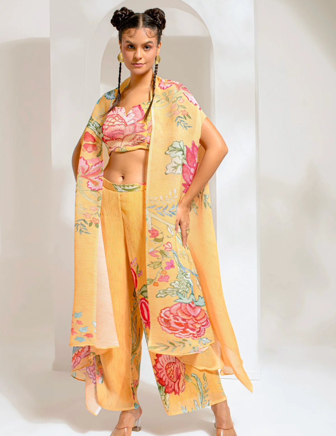 Chrome Yellow Cape Set