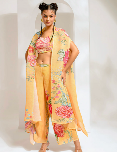 Chrome Yellow Cape Set