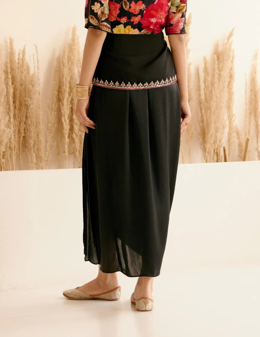 Black Zinni Notch Shirt