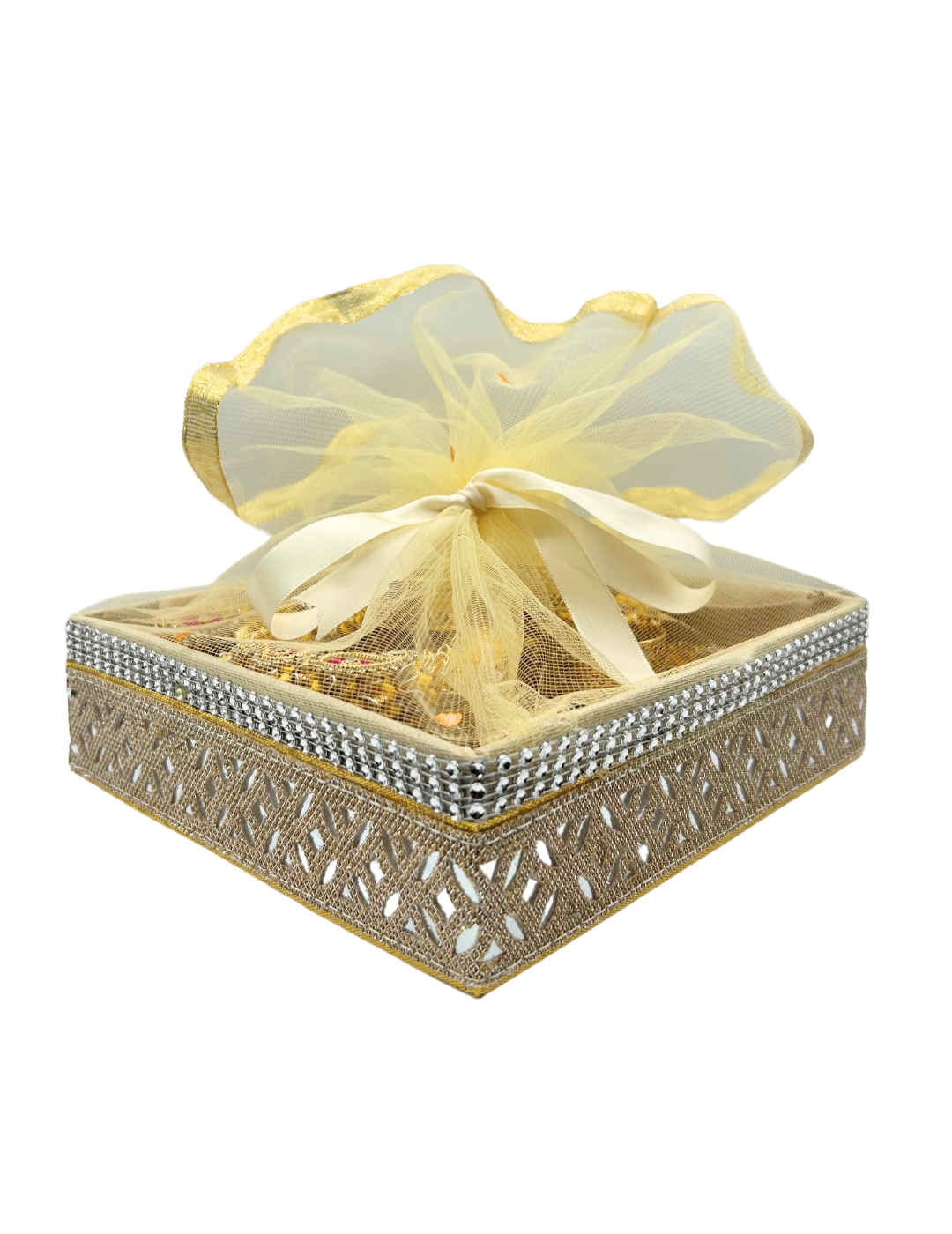 Red & Gold Big Diya (Set of 2) singapore online | Best diwali gift box singapore