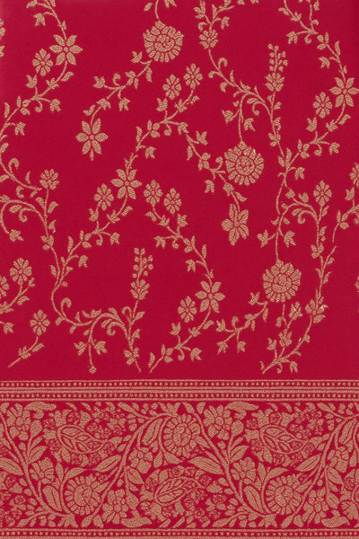 Gulzaar Crimson Banarasi Anarkali