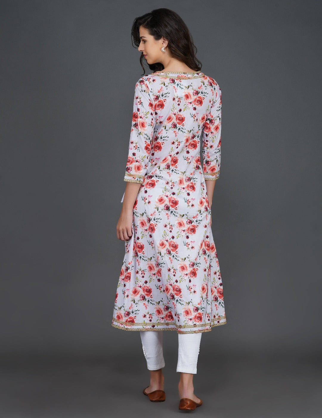 丁香花棉 angrakha Anarkali Kurti