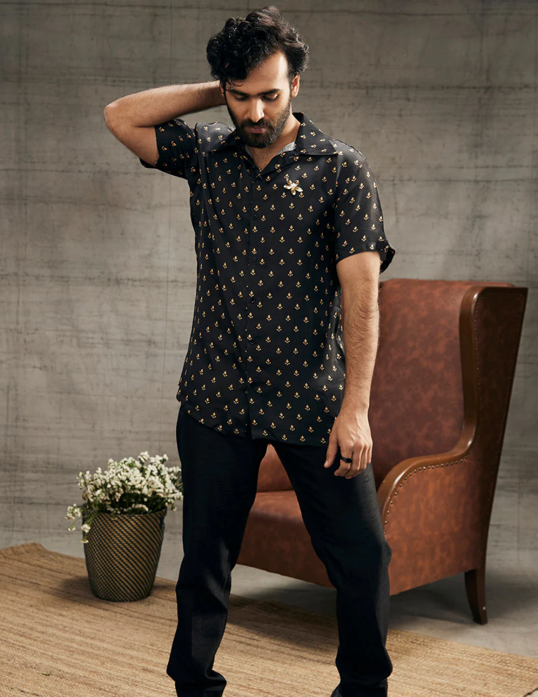 Zahra Printed Shirt With Pants