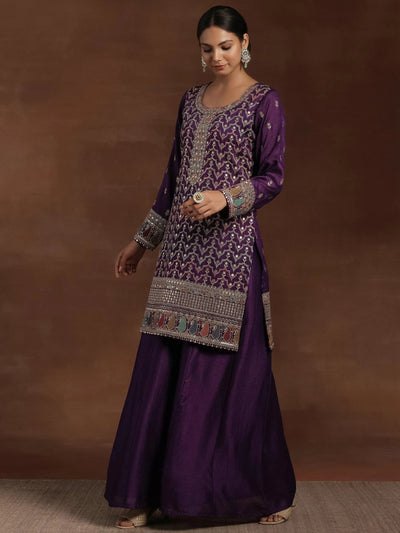 Royal Purple Sharara Set