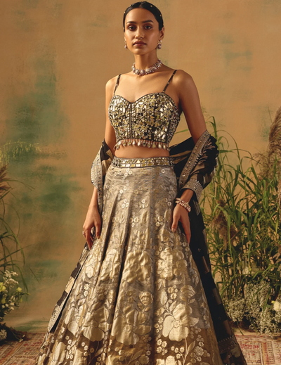 The Wild Fern Lehenga