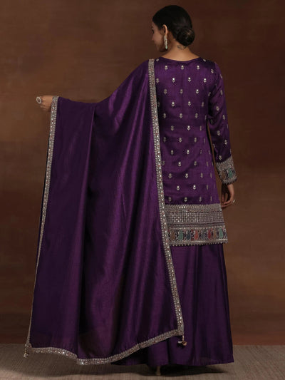 Royal Purple Sharara Set