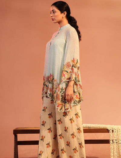 Aarani Asymmetric Sequin Co-ord Set