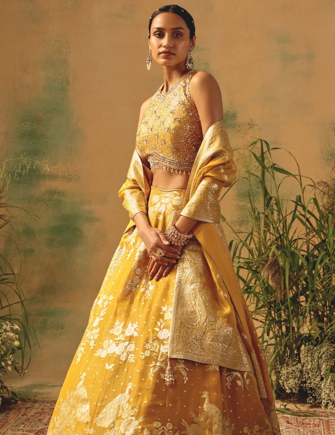 The Embers of Marigold Lehenga