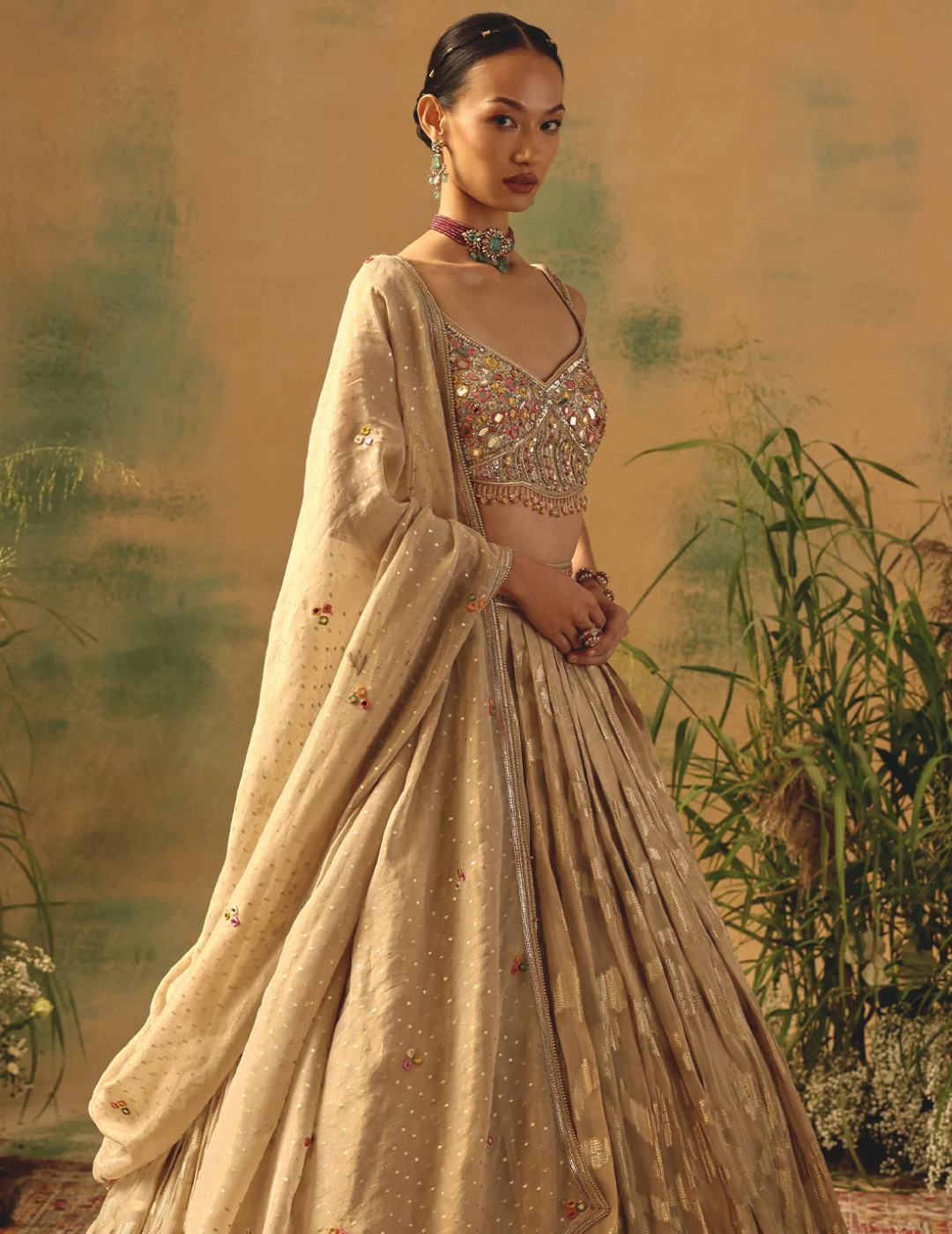 The Blooming Clouds Lehenga