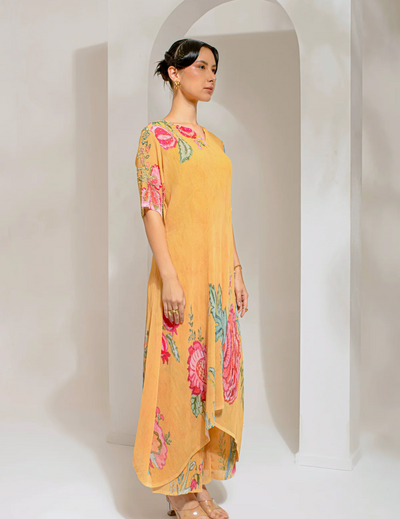 Chrome Yellow Tunic Set
