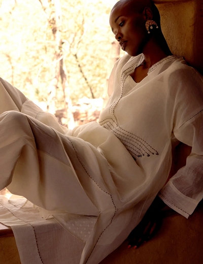 Ivory Essence Cotton Co-ord Set
