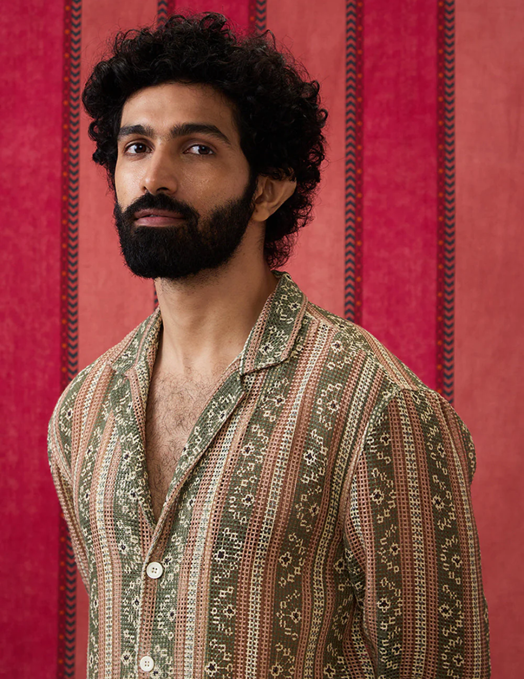Bandhej Long Prnted Shirt With Pants