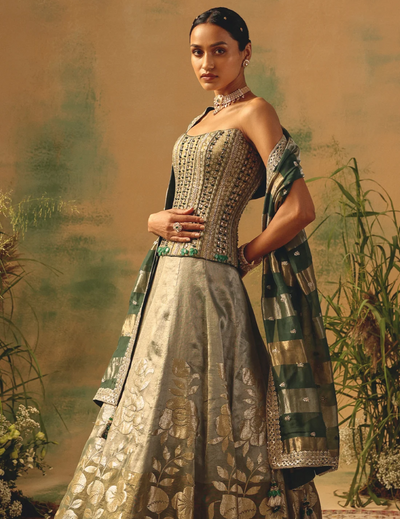The Sage Bloom Lehenga