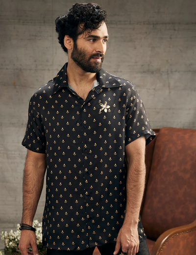 Zahra Printed Shirt With Pants