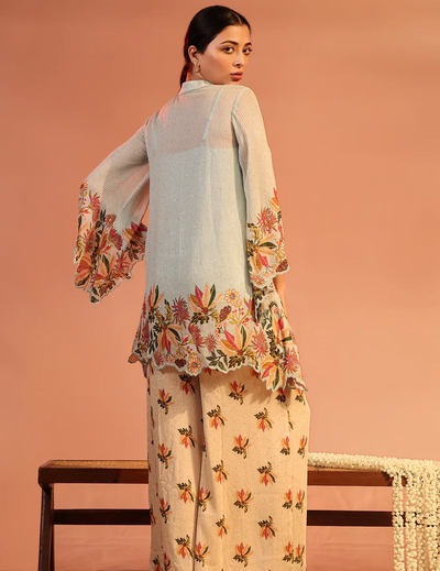 Aarani Asymmetric Sequin Co-ord Set