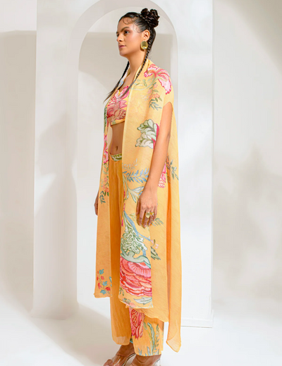 Chrome Yellow Cape Set