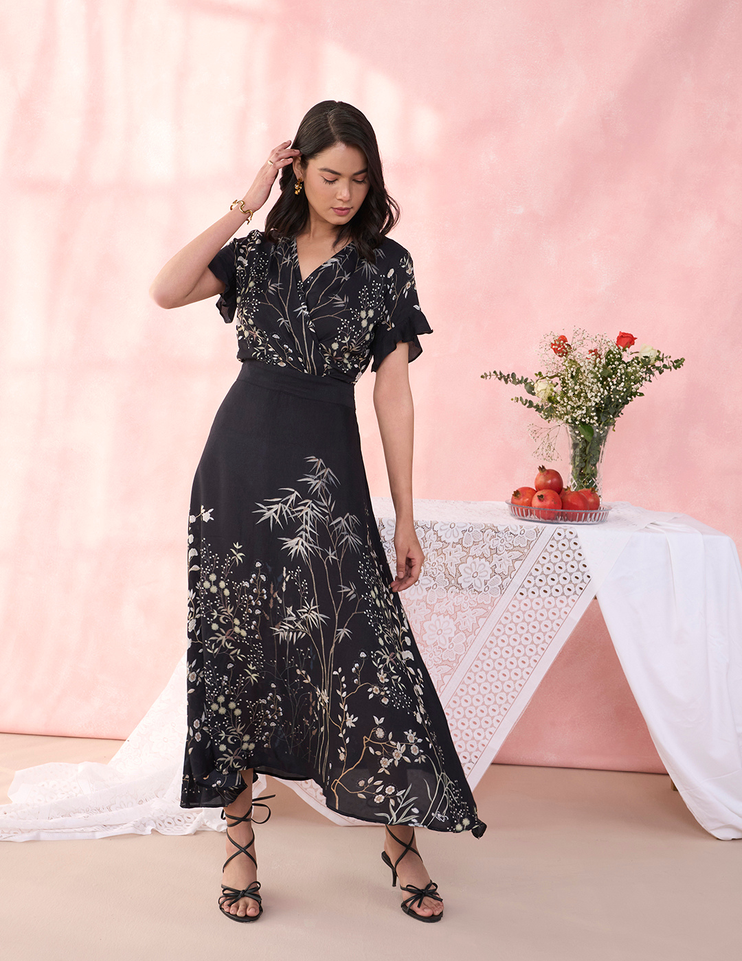 Black Riverie Oscar Dress