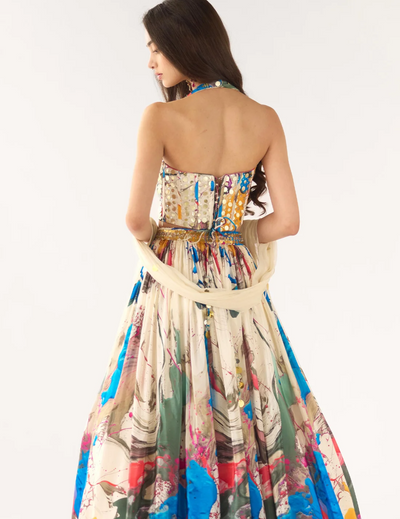 Blue Crepe Sequins Embroidered Lehenga Set