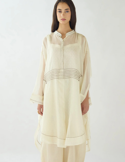 Ivory Essence Cotton Co-ord Set