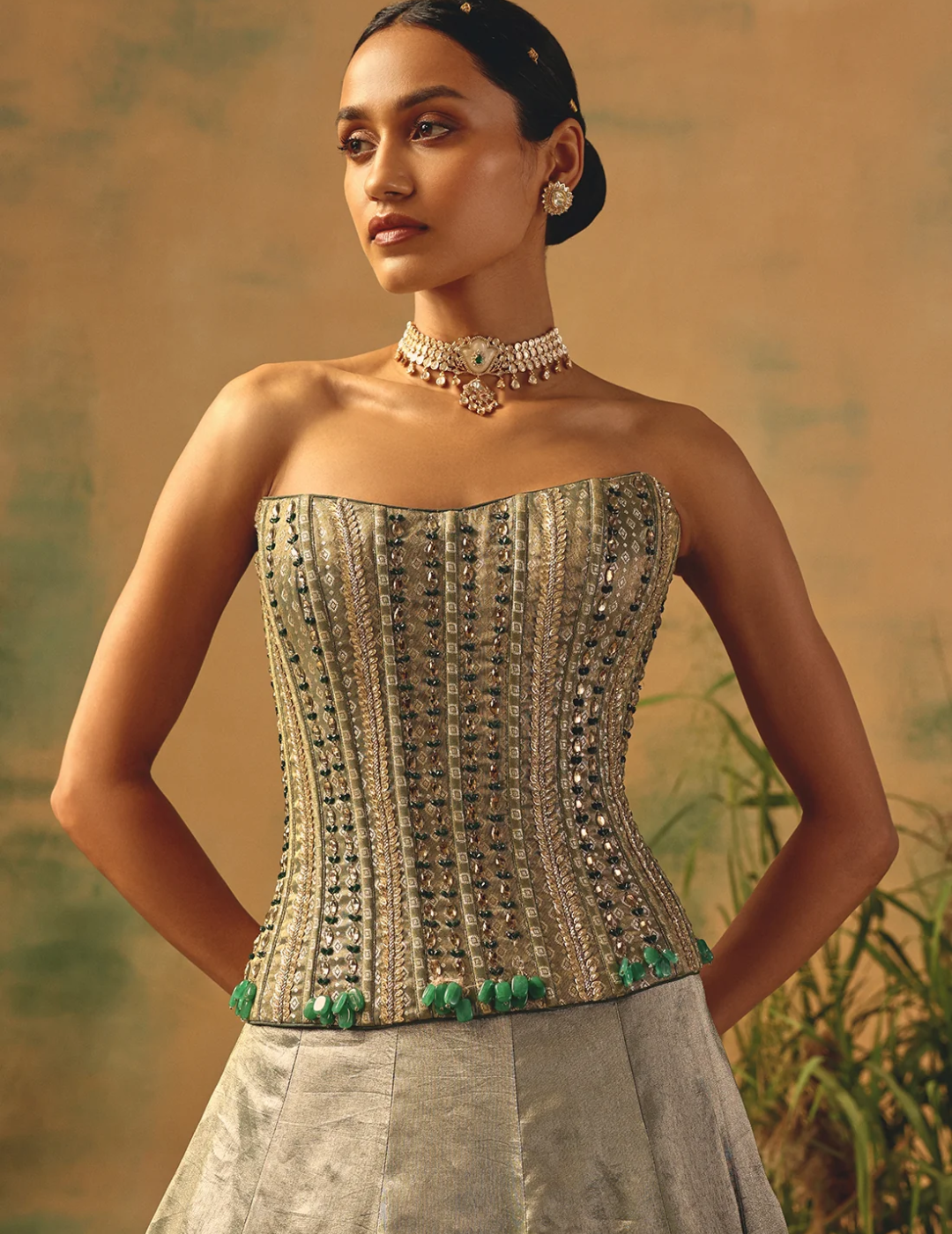 The Sage Bloom Lehenga