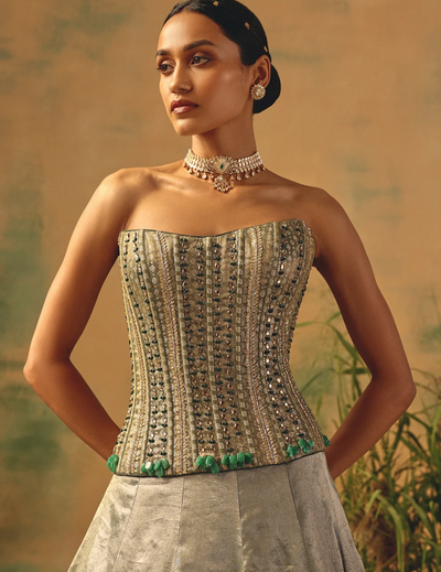 The Sage Bloom Lehenga