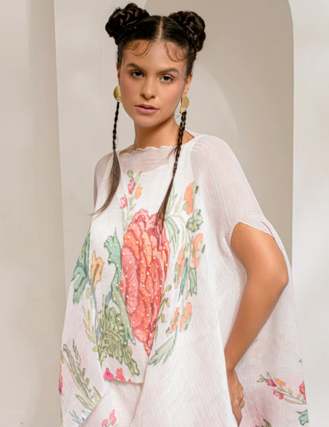 Ivory White Kaftan only