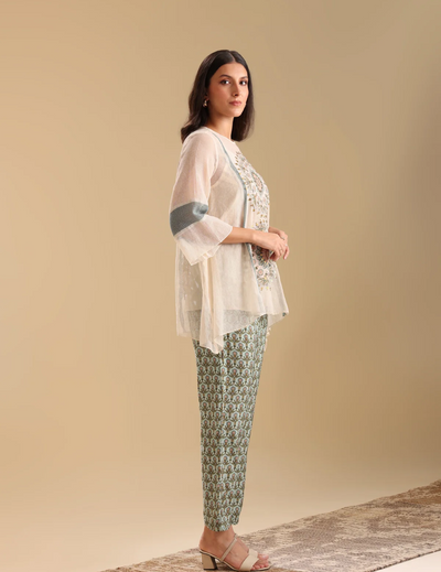 Eraya applique Asymmetric Co-ord Set