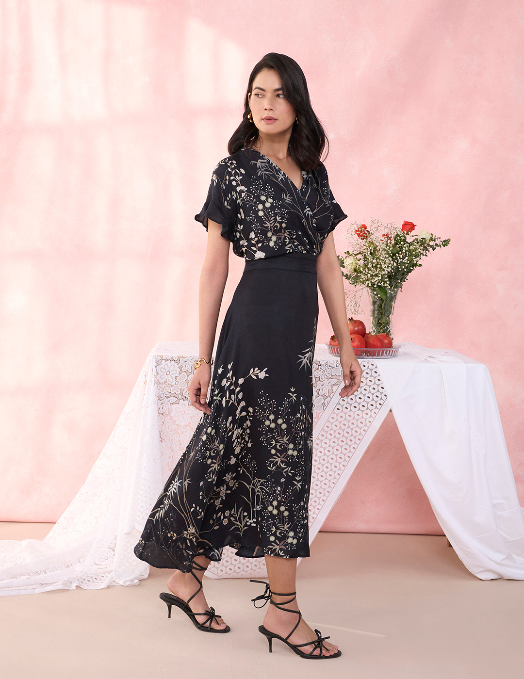Black Riverie Oscar Dress