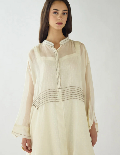 Ivory Essence Cotton Co-ord Set