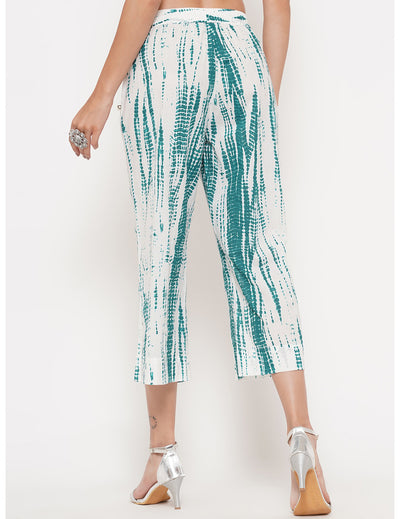 Print Straight Pants