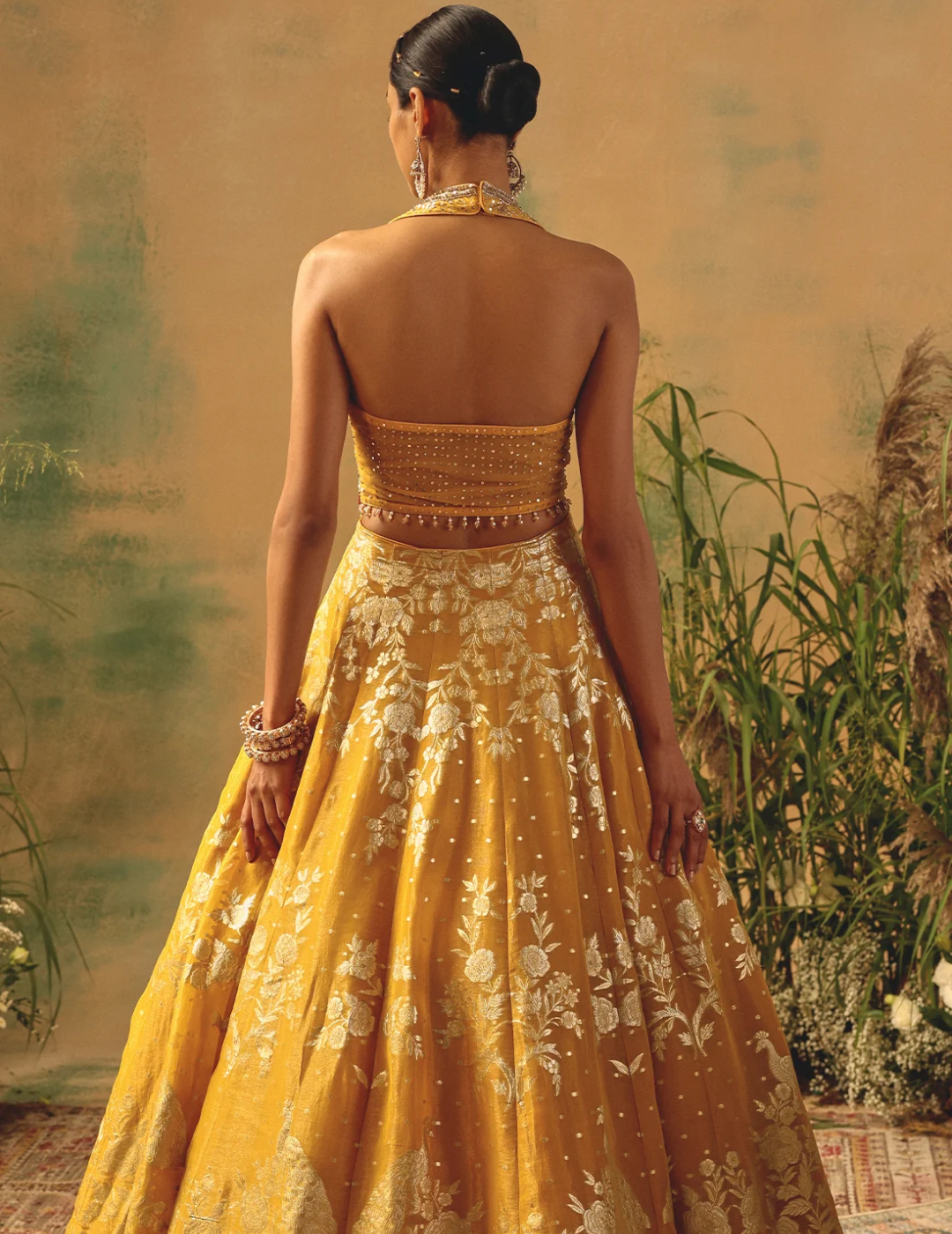The Embers of Marigold Lehenga