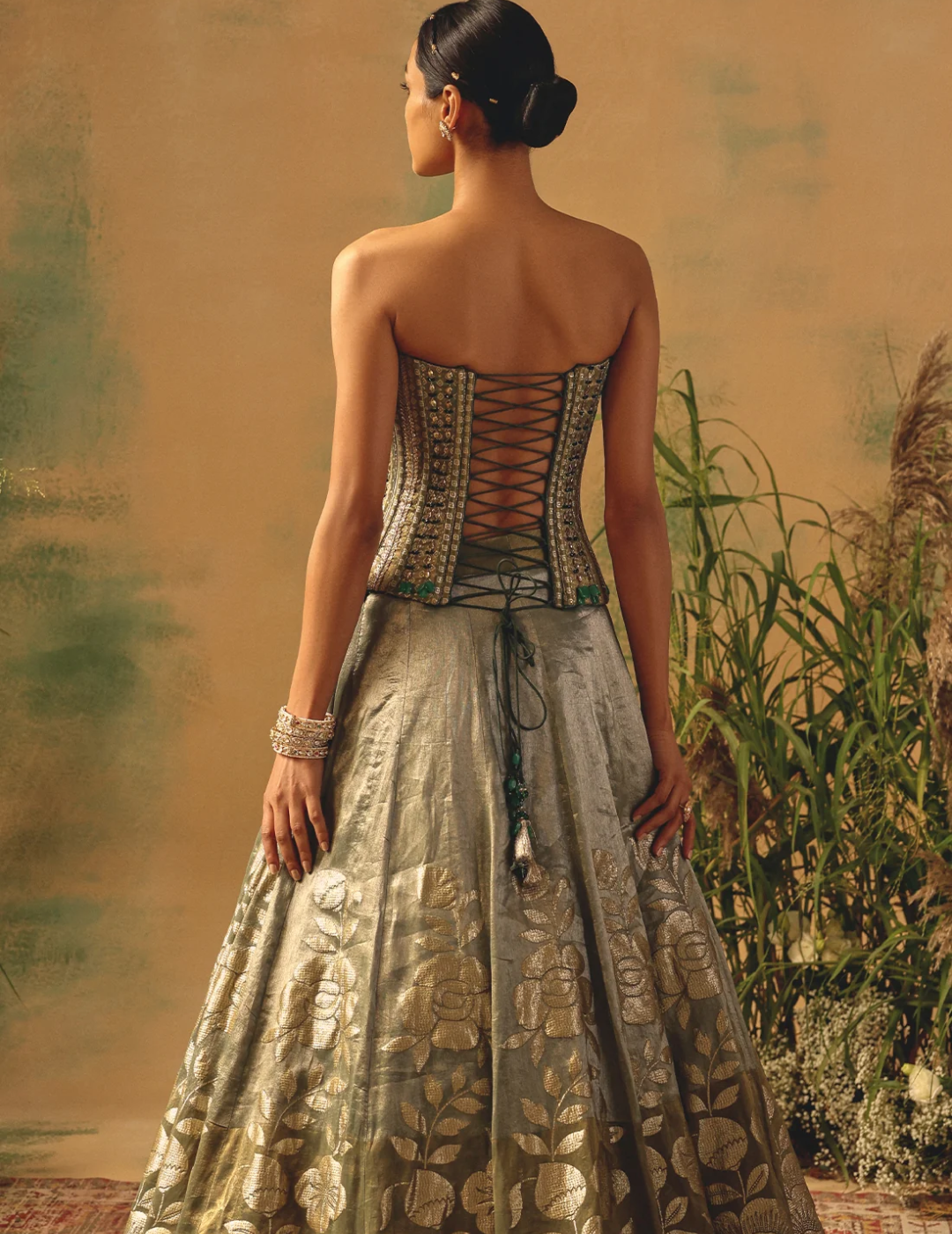 The Sage Bloom Lehenga