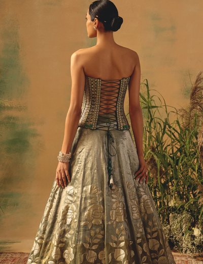 The Sage Bloom Lehenga