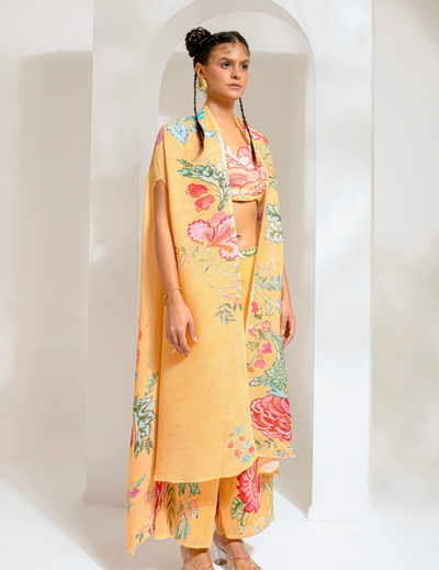 Chrome Yellow Cape Set