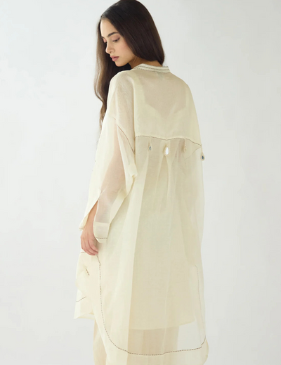 Ivory Essence Cotton Co-ord Set