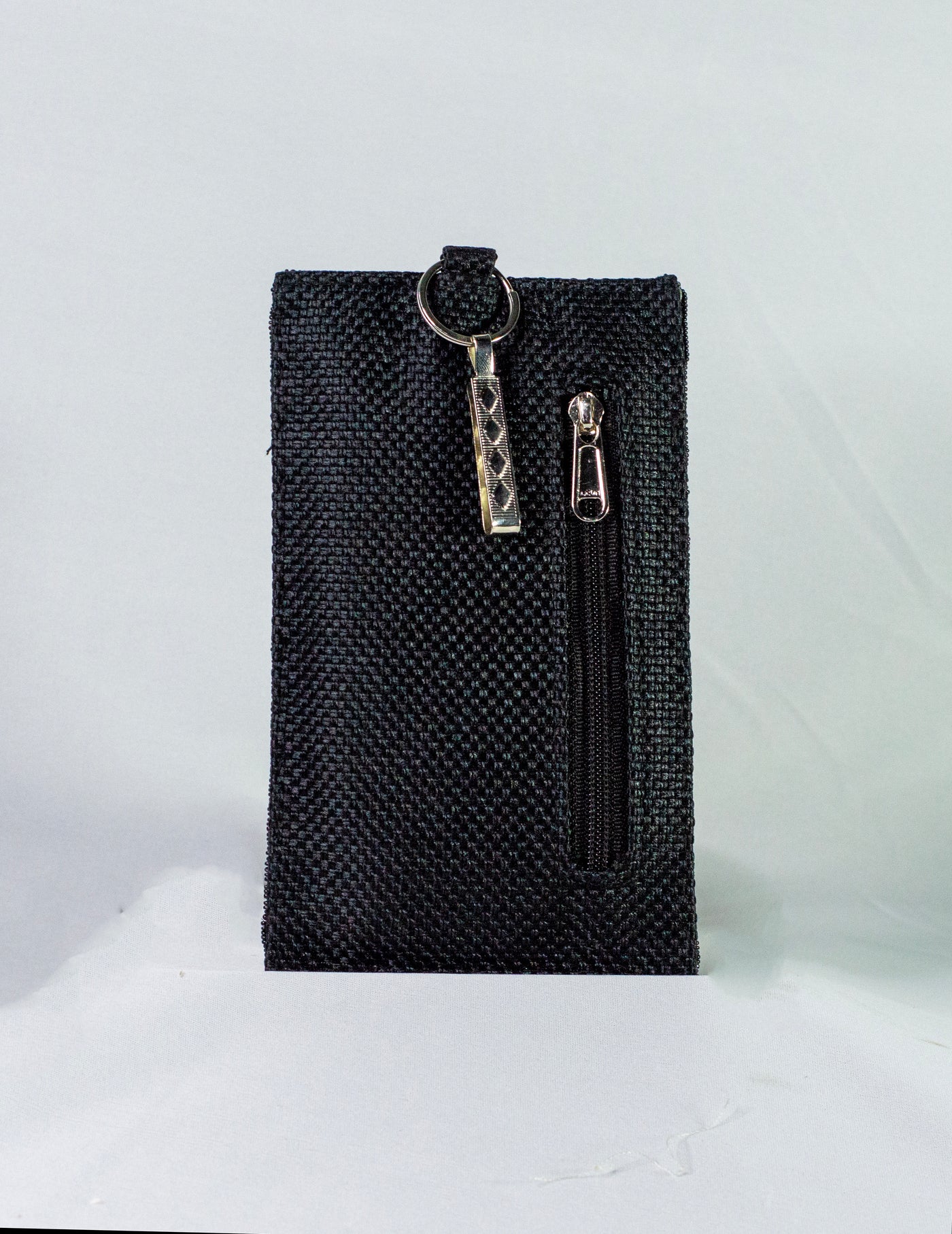 Black Hand Embellished Phone Pouch