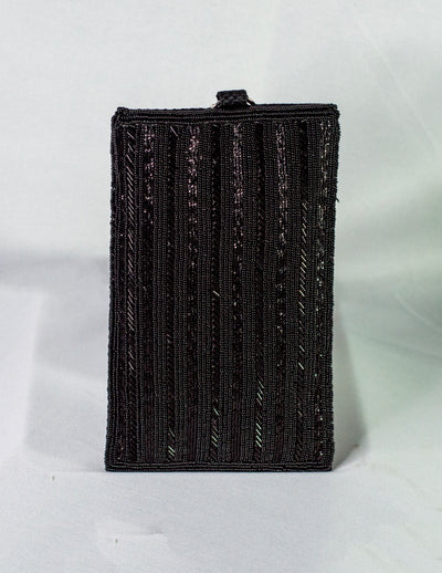 Black Hand Embellished Phone Pouch