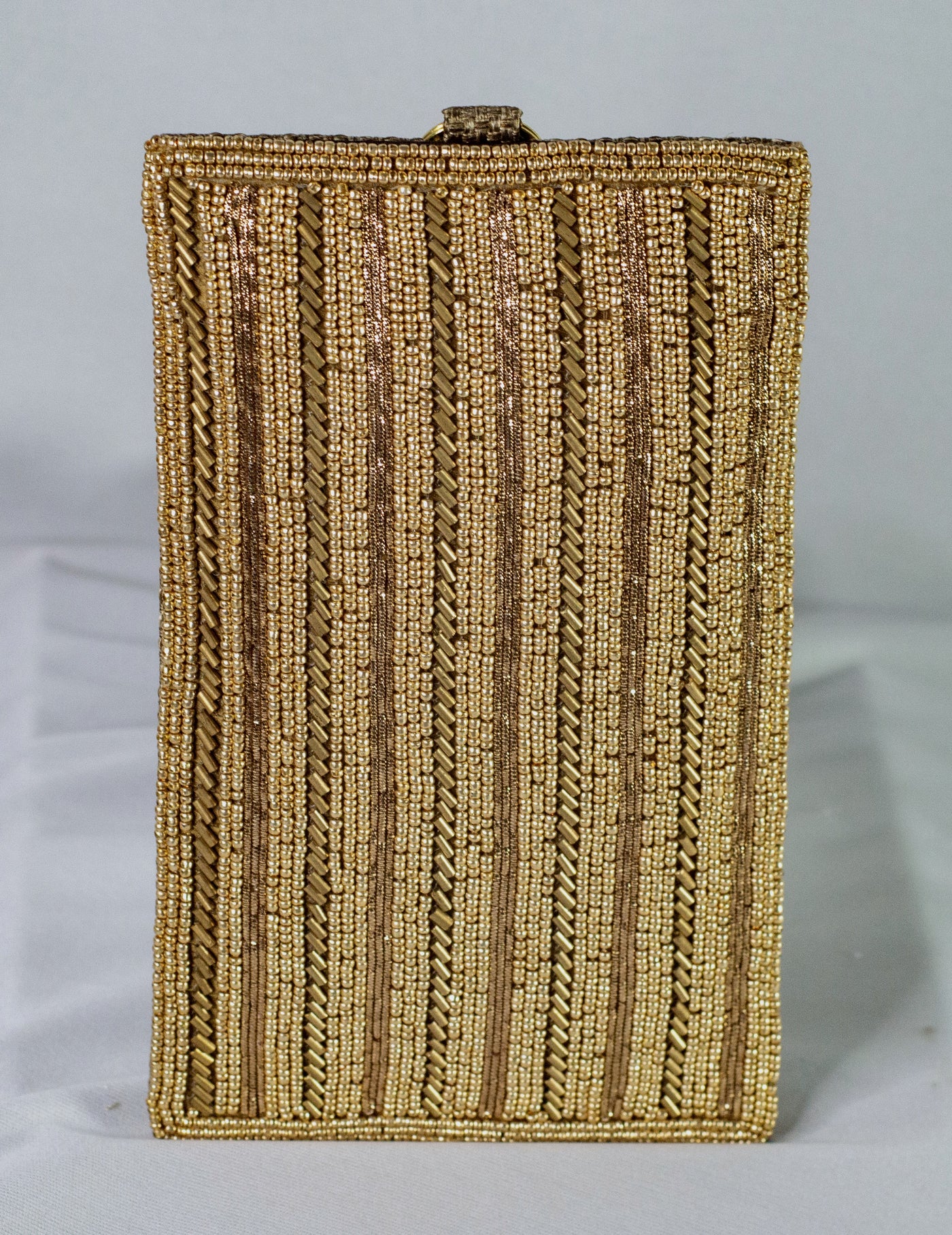 Gold Hand Embellished Phone Pouch