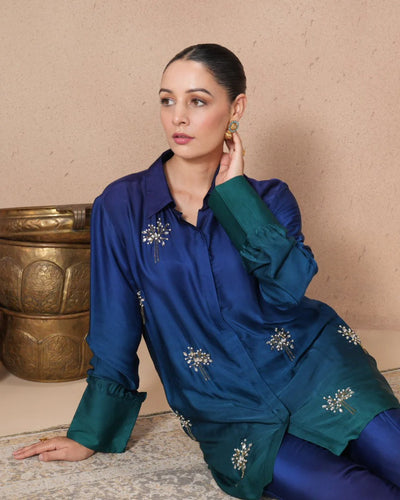 Blue Ombre Synergy Pants