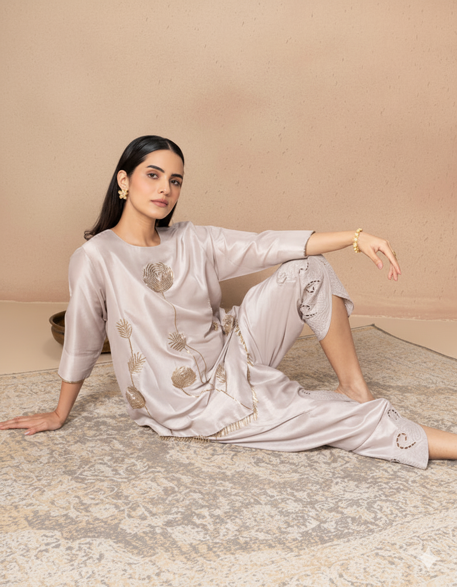 Blush Pink Chaand  Shirt