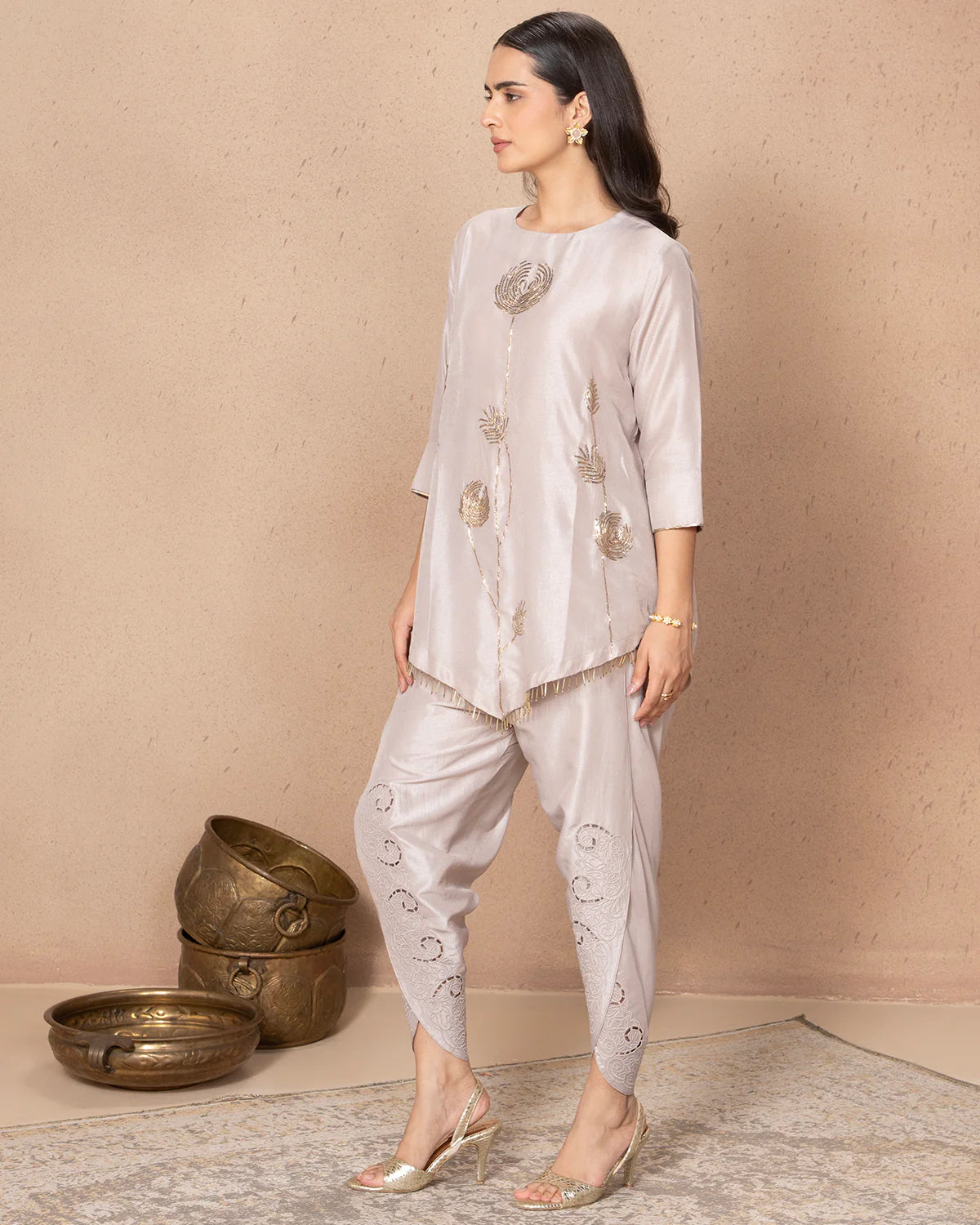 Blush Pink Petal Pants