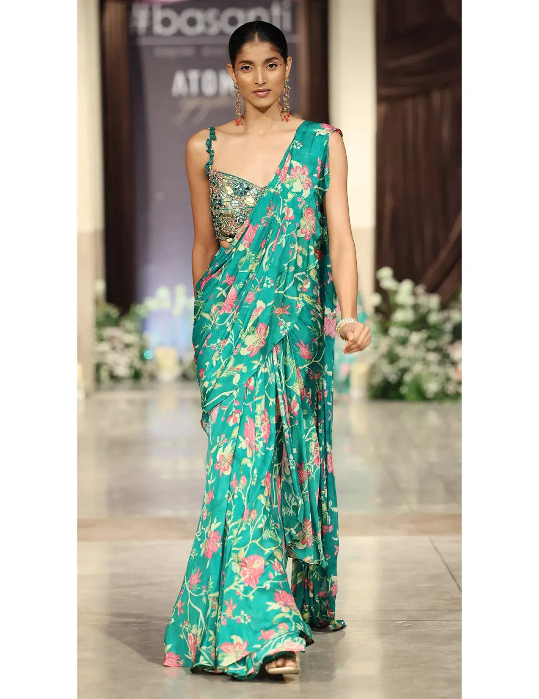 The Eden Blossom Drape Saree