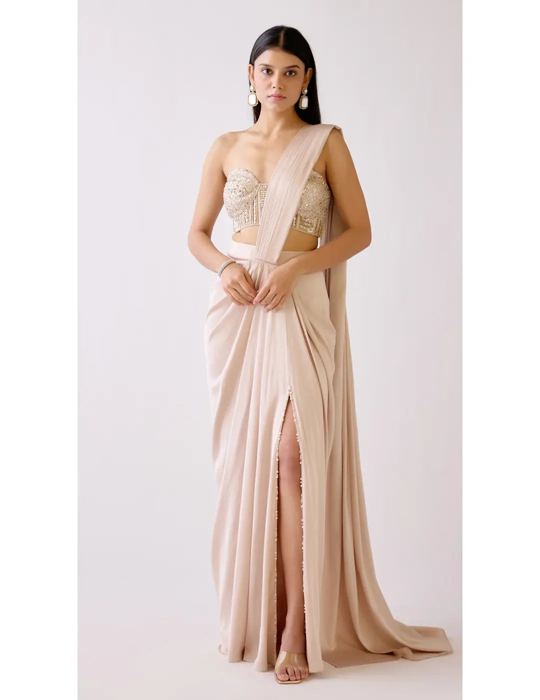 The Nightfall Fête Draped Saree